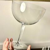 2 tasting champagne glasses Baccarat