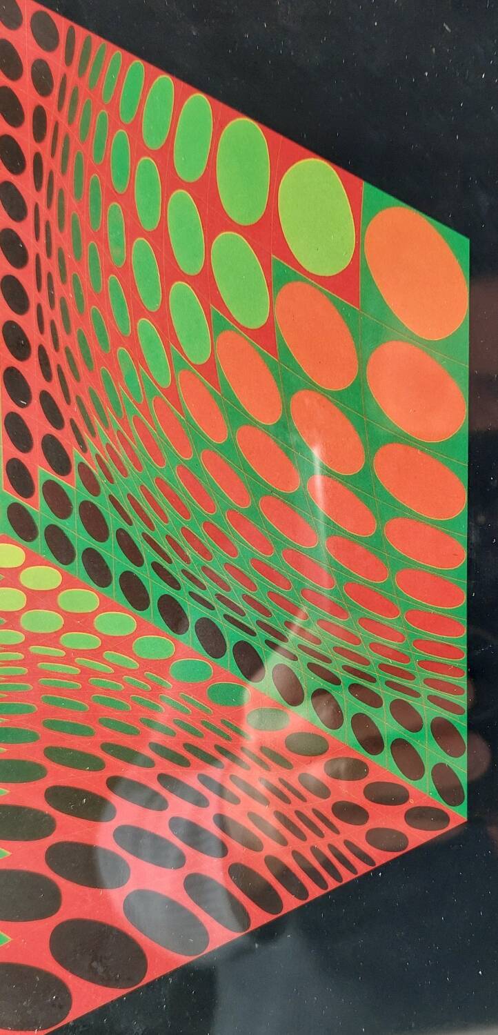 Vasarely original lithograph