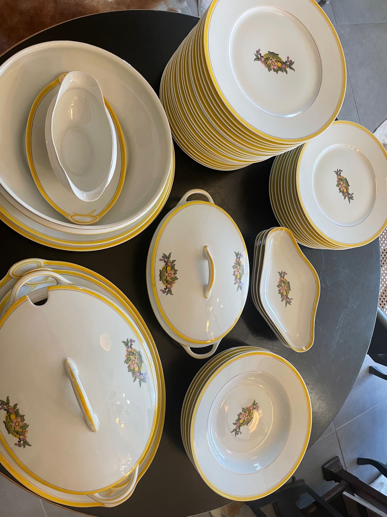 Limoges porcelain service