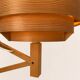 Vintage wall lamp, pine slats, Hans Agne Jakobsson Sweden 1970