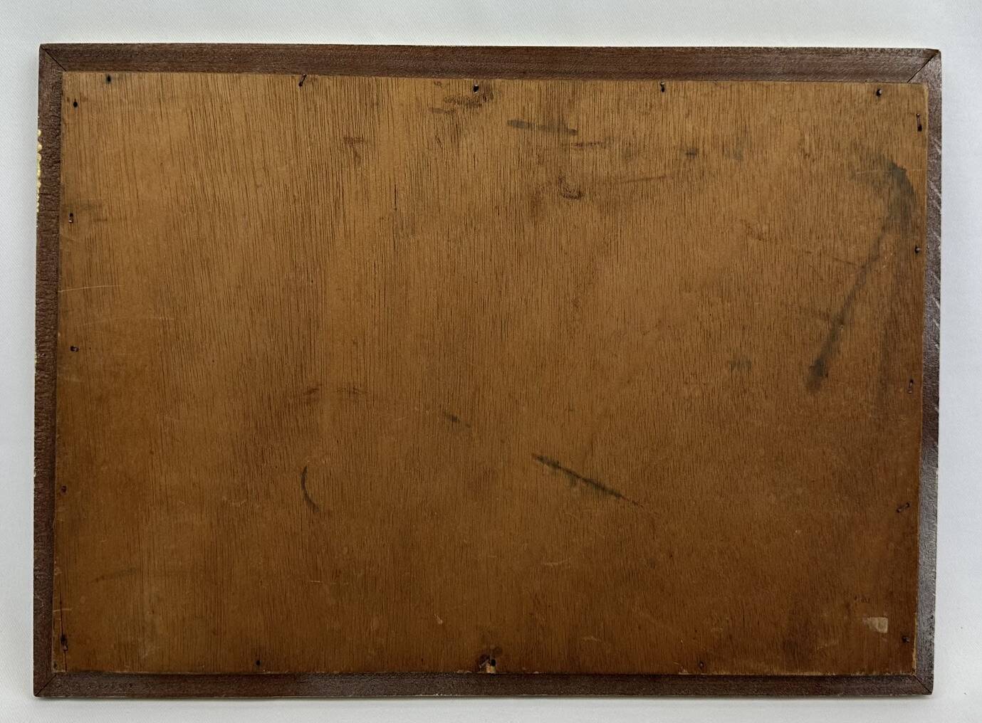Oil on vintage panel