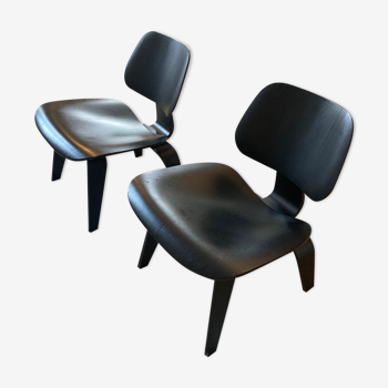 Eames LCW armchair set of 2
