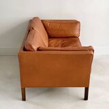 Vintage Danish Leather Sofa