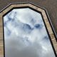 Blackened wood, metal and bone mirror by Anthony Redmile – London, 1970