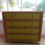 Revisited art deco chest of drawers