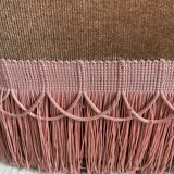 Velvet vintage ottoman