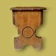 Small antique wooden stool chest – handcrafted