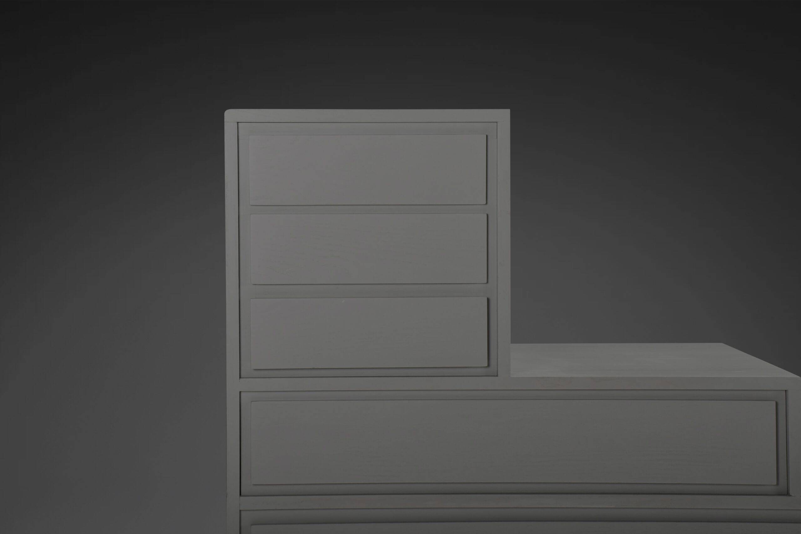 Rare 'Kaidan' cabinet by Kazuhide Takahama for Gavina, Italy 1960s