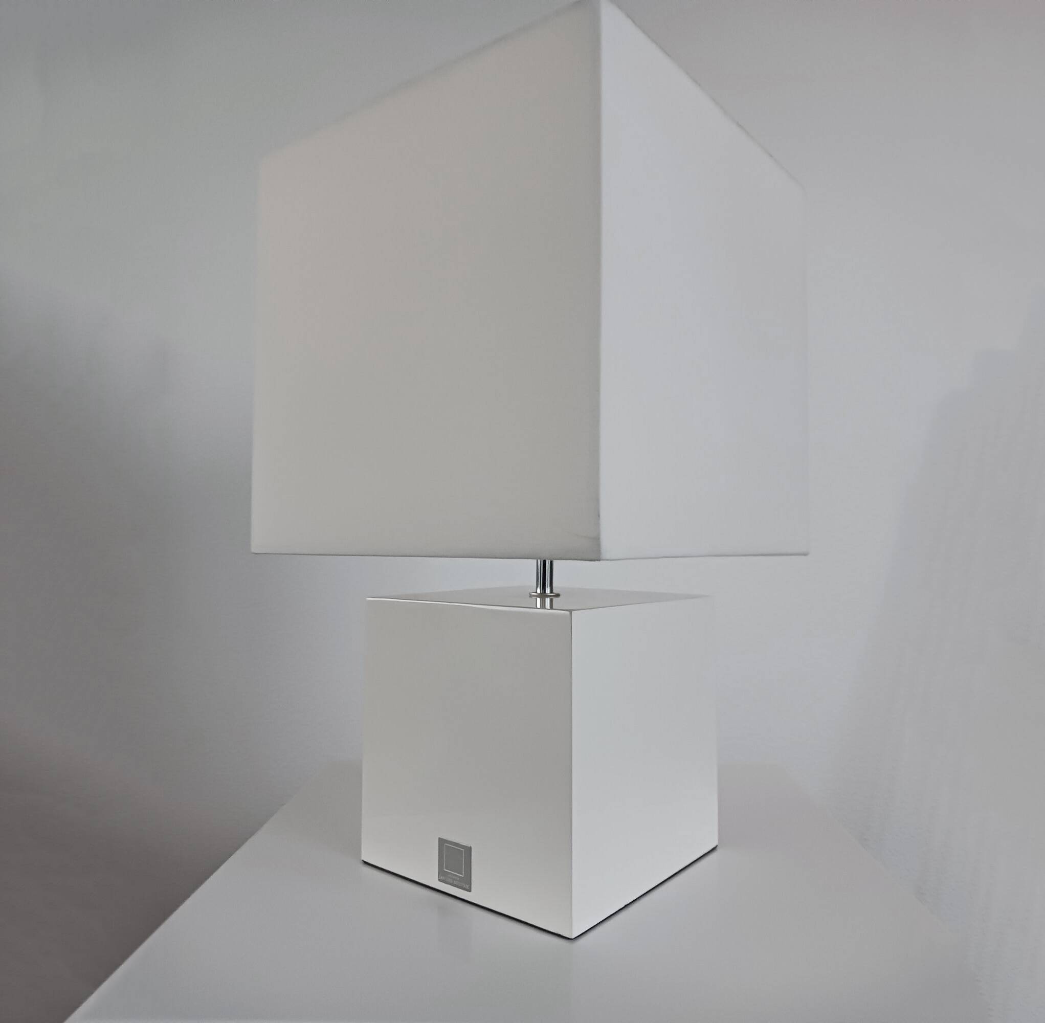 Lampe Moderniste Vintage • Cube • Jan des Bouvrie • 1990