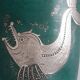 Wilhelm kage 'argenta' ceramic vase for gustavsberg sweden 1940s marked