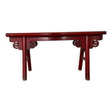Antique chinese carved wood bench