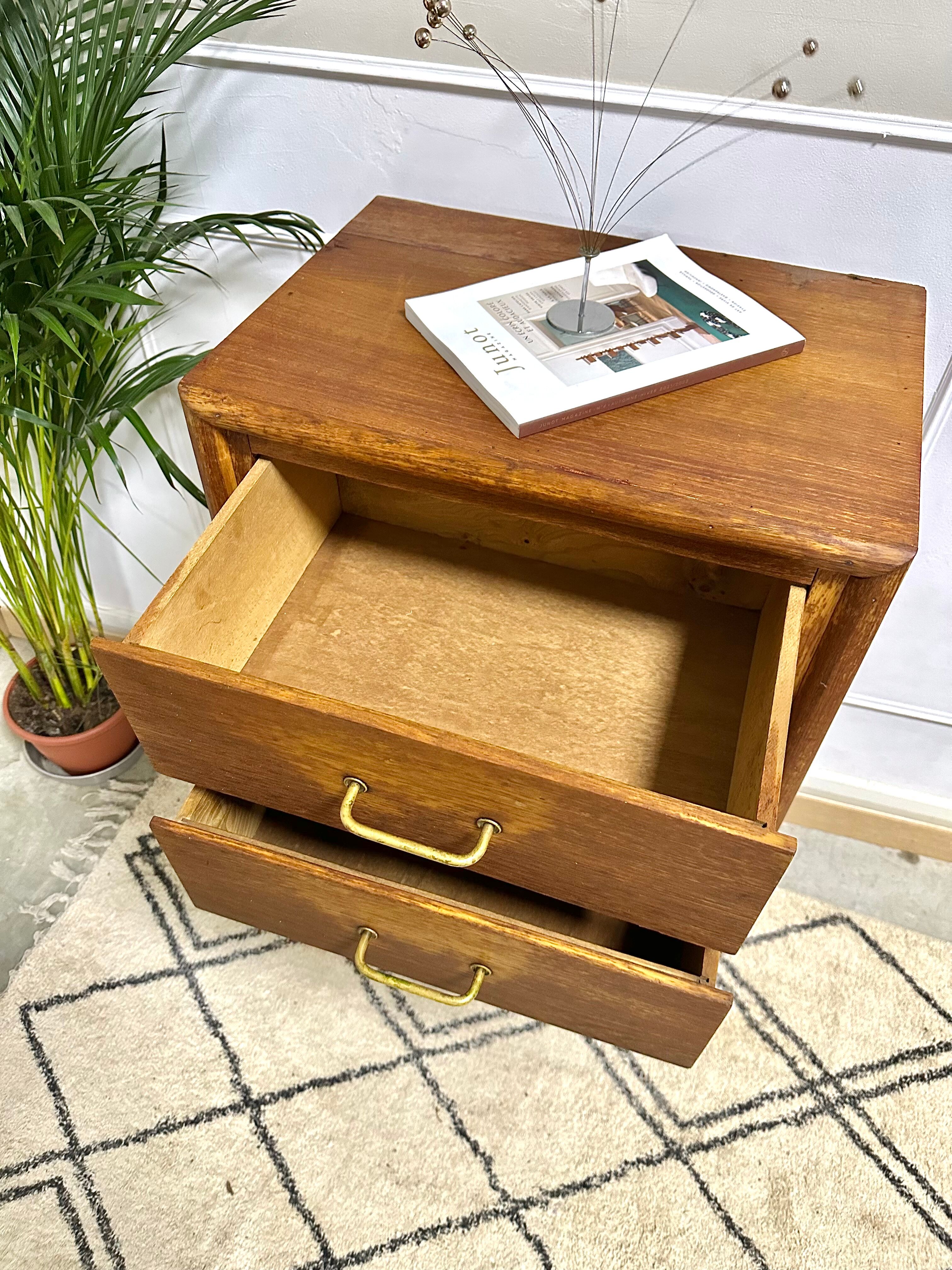 Vintage chiffonnier feet compass