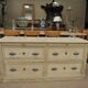 Commodity to 4 antique industrial drawers in 1900s oak