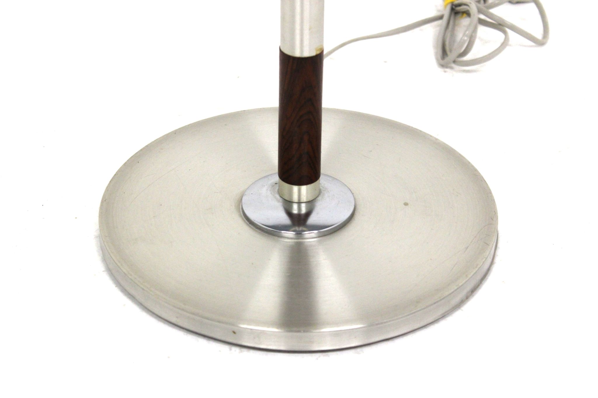 Scandinavian rosewood and metal floor lamp, Sweden, 1960