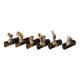 Set of six animal place markers