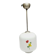 Lampe suspendue Art Déco, Pologne, années 1950