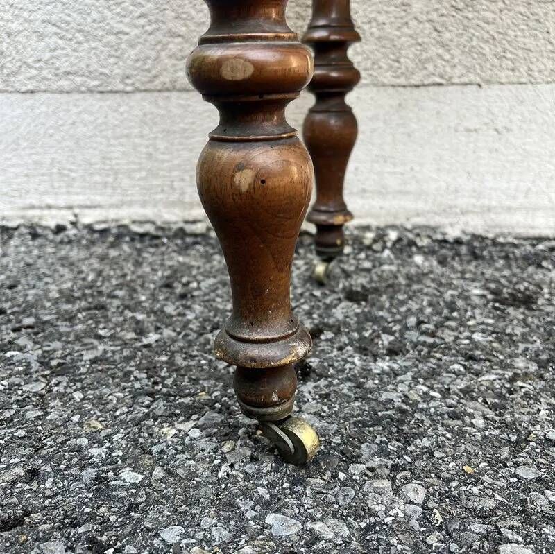 Table d'appoint, de toilette ancienne en bois