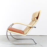 Anton Lorenz Bauhaus Cantilever D35 + Ottoman E35 for Tecta