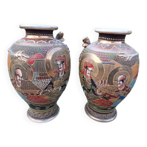 Paire de vases Satsumas