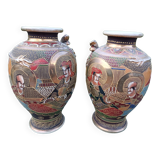 Paire de vases Satsumas Japon