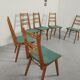 6 vintage chairs  1950