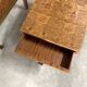 Pair of bedside tables serving as end tables by Guy Lefèvre for Maison JANSEN 1970s