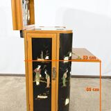 Asian Liquor Cabinet in Lacquered Wood, China – 1950