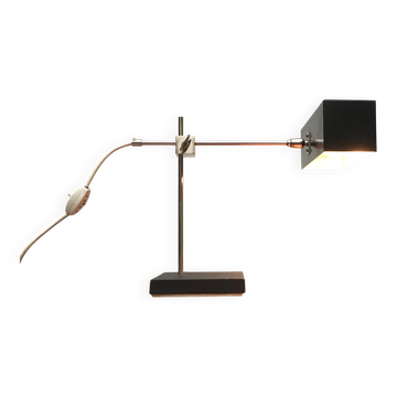 Lampe de table flamant rose allemande du milieu du siècle de BUR, Bünte & Remmler