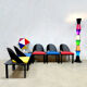 Vintage french design chairs patrice bonneau genexco 80s