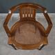 Small Office Armchair in Walnut, Louis XVI style – Late 19th century