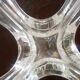Val Saint Lambert - Pair of 4-light crystal candlesticks - modern design