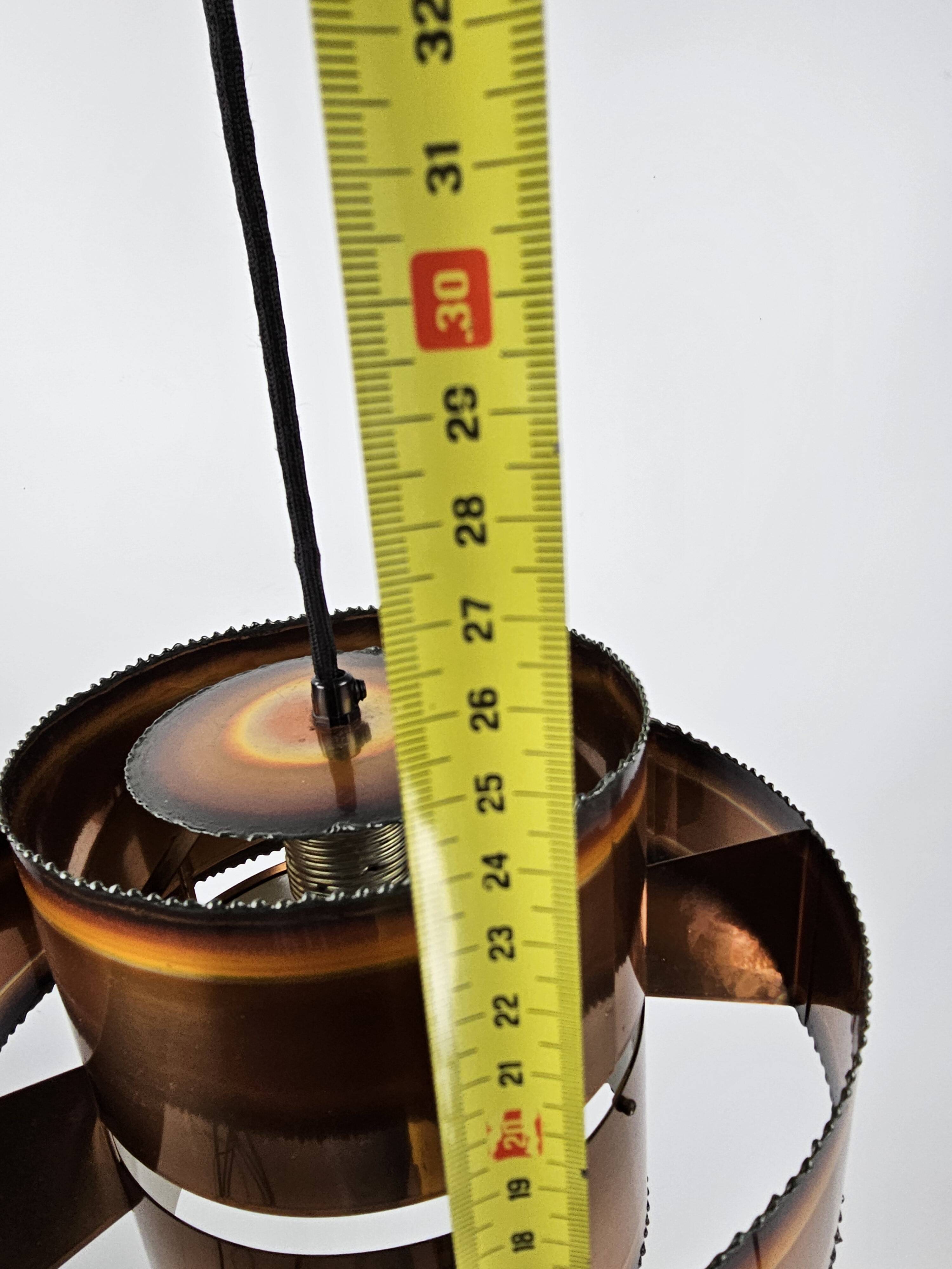 Lampe à suspension Sven Aage Holm Sørensen cuivre années 1960 Danemark