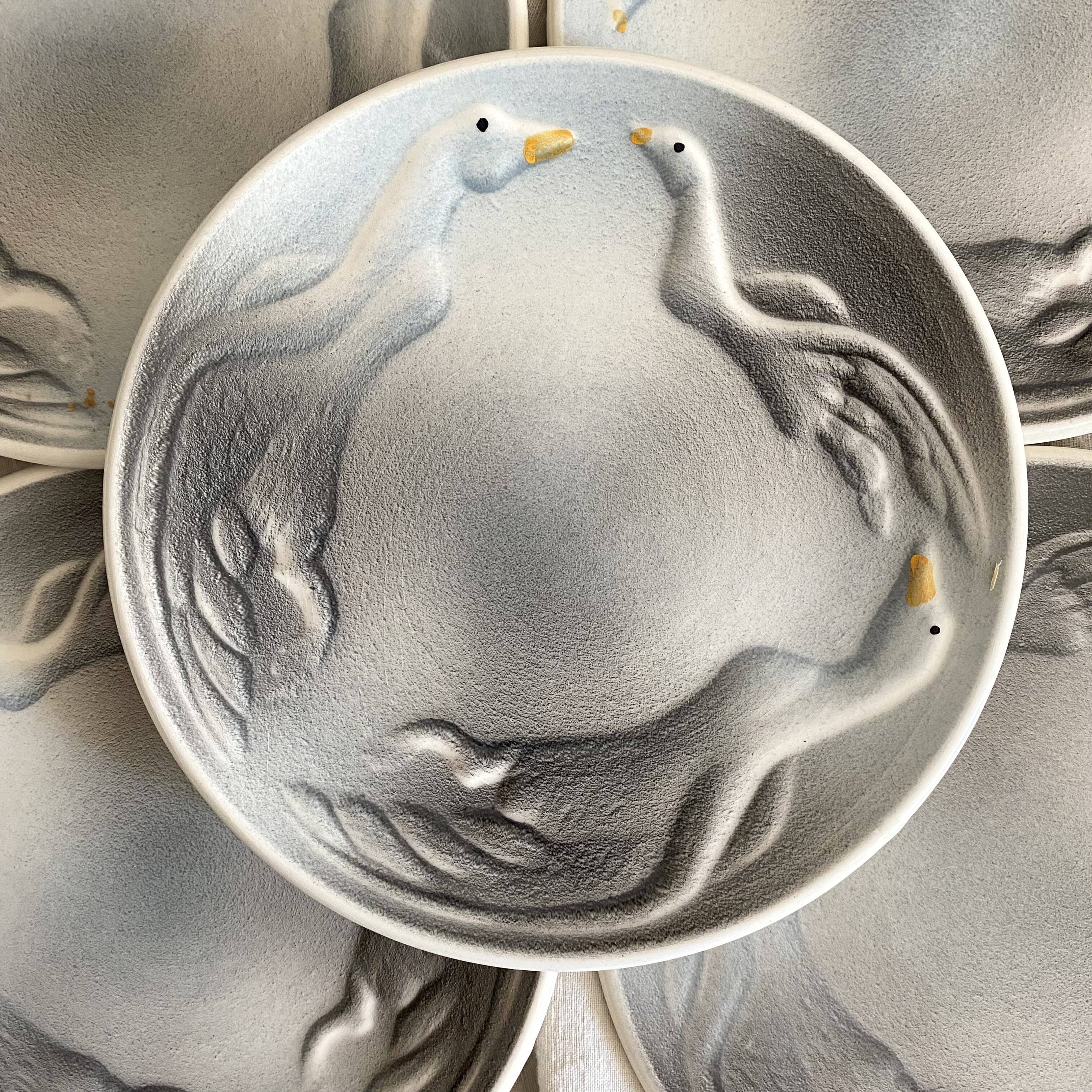 Foie gras plates from the Londe earthenware factory