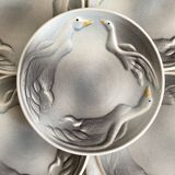 Foie gras plates from the Londe earthenware factory