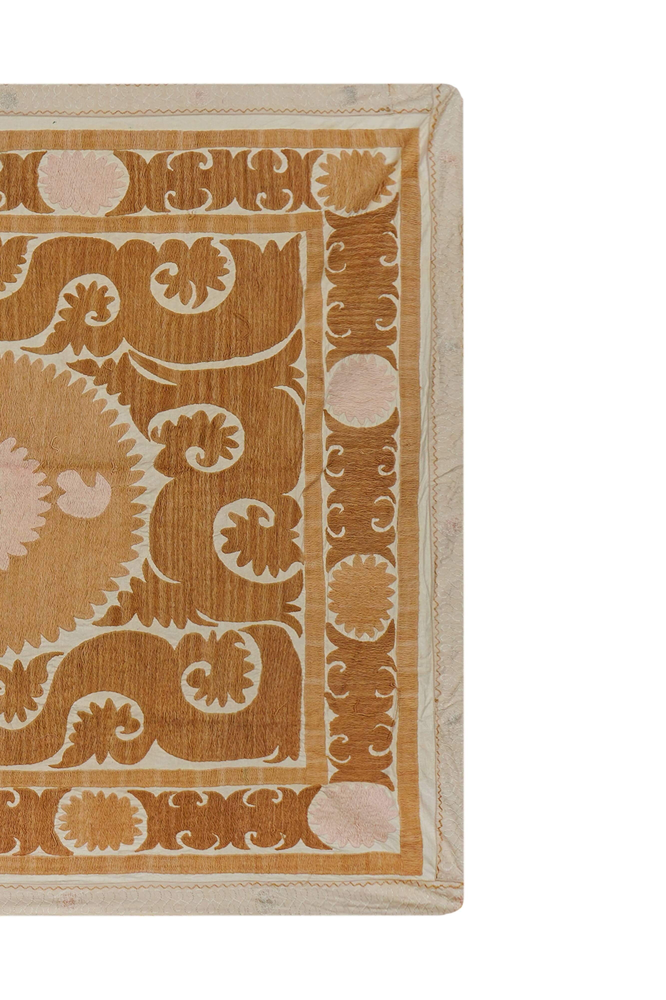 Vintage Turkish hand-knotted rug 125x151 cm