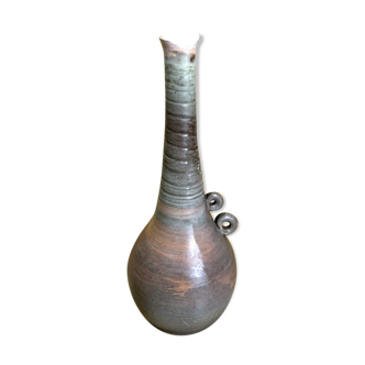 Vase, soliflore, " ludovic", poterie gres salins les bains, jura, céramique