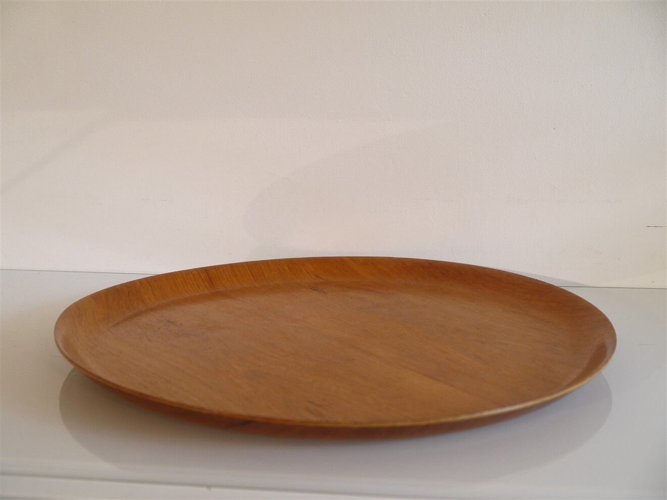 Scandinavian vintage teak tray 1960