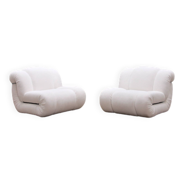 Fauteuils lounge modèle Velasquez fabriqués par Mimo Padova, années 1970