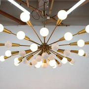 Rare Mid Century Chandelier Sputnik, Atomic, 1960s