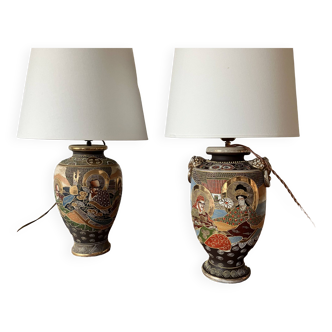 Lampes vases chinois