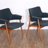 Pair of Scandinavian armchairs by Erik Worts 1960