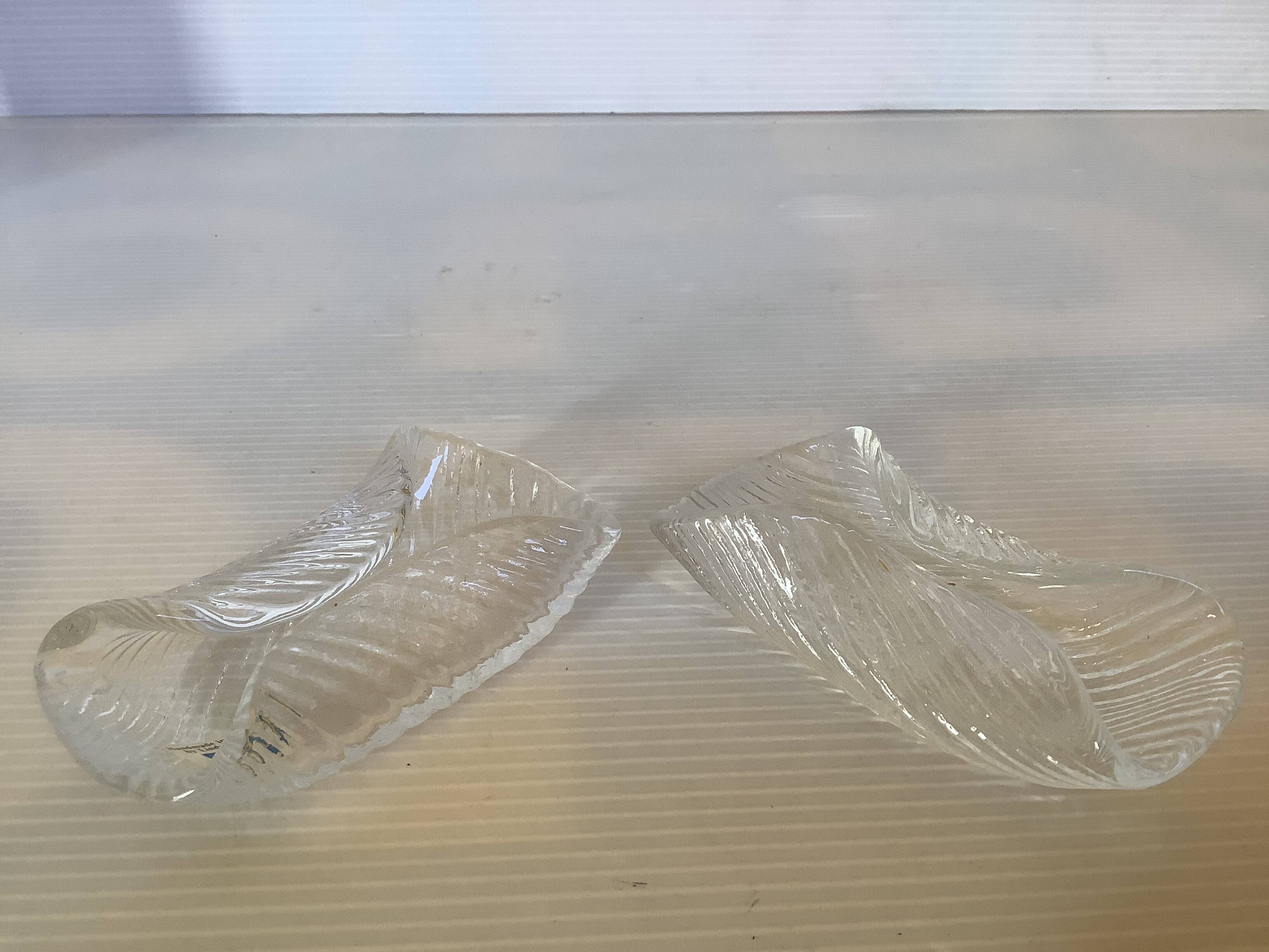 Pair of individual ashtrays Sweden