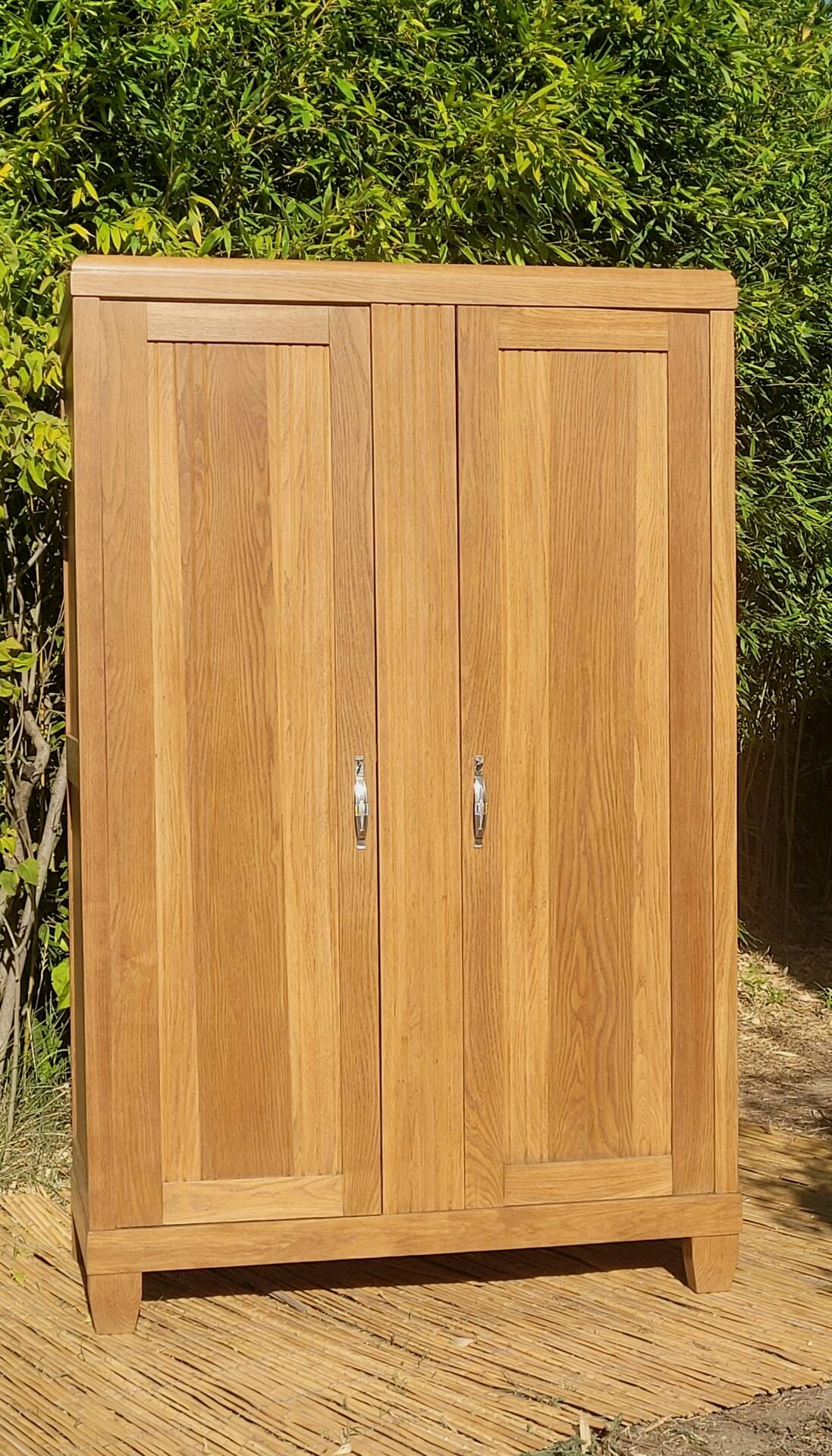 Immense Armoire ancienne en chêne massif- rénovée