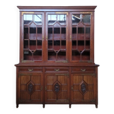 Bibliothèque anglaise Maple & Co 19ème en acajou