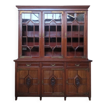 Maple & Co 19th Century English Library in mahogany