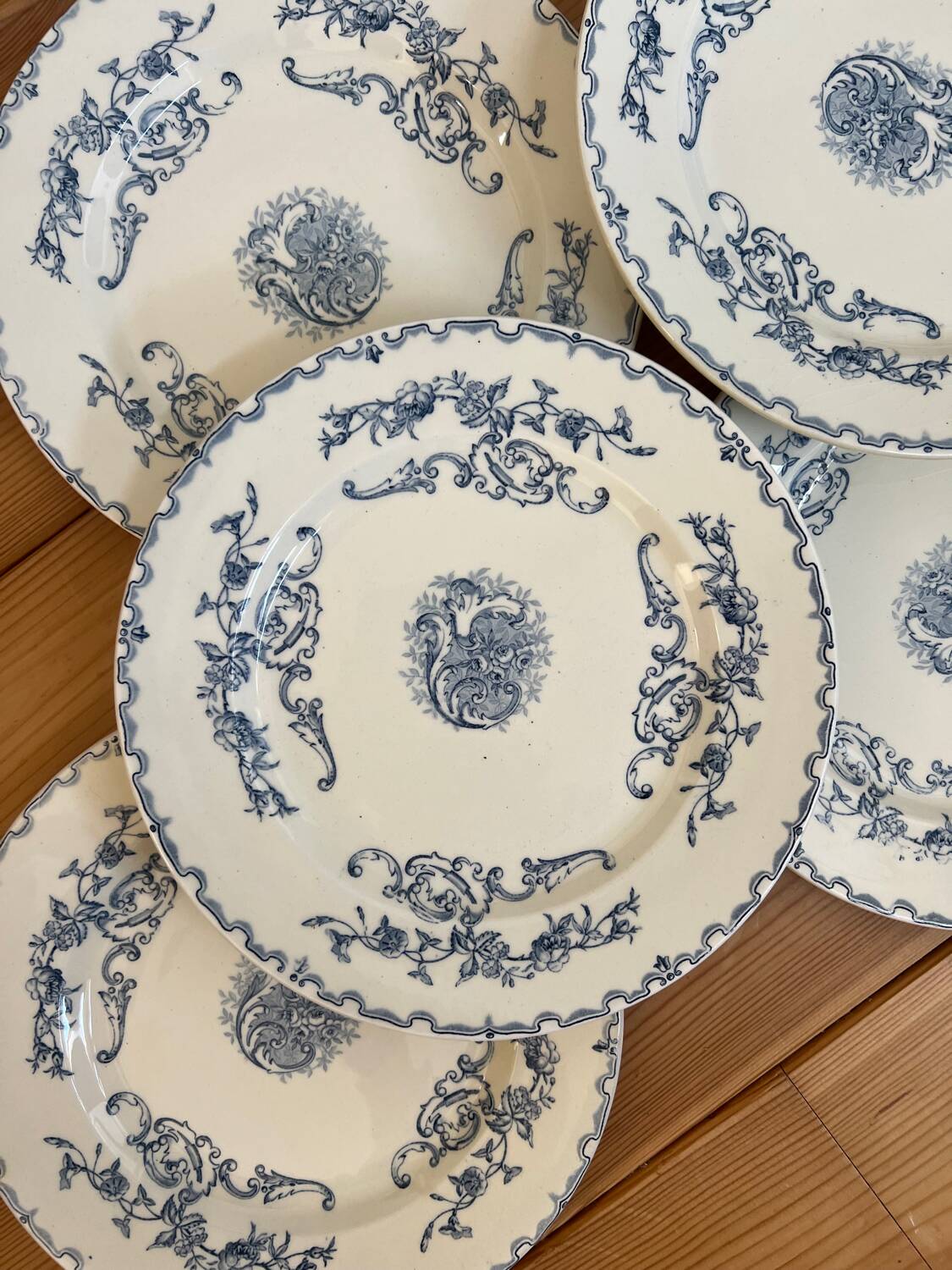 New Moscow model ironstone flat plate.