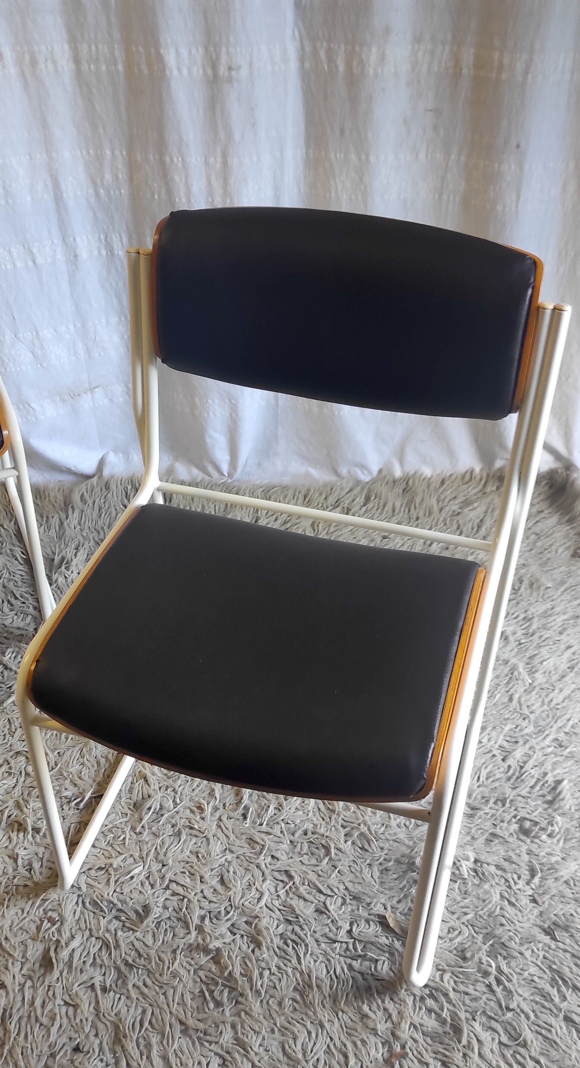Set of 2 chairs 60s 70s
