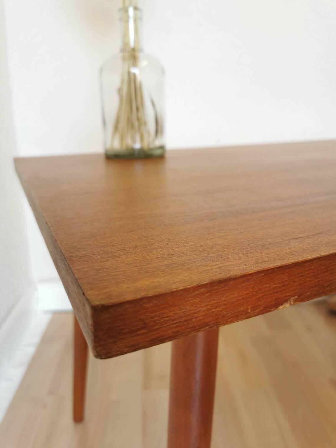 Mid-Century Modern Wooden Coffee Table: 1970s Vintage Lounge Decor