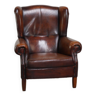 Fauteuil en cuir de mouton