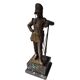 Sculpture en bronze "Soldat" – Fonderie Laganà, Naples (XXe siècle)
